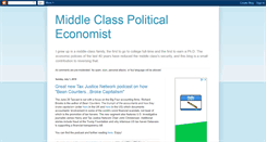 Desktop Screenshot of middleclasspoliticaleconomist.com